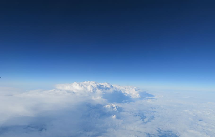clouds, sky, schema, cloud - sky, blue, cloudscape, aerial view HD wallpaper