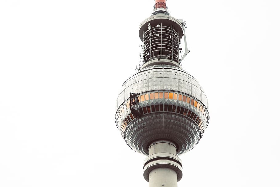 berlin, capital, germany, tv tower, alexanderplatz, architecture, HD wallpaper