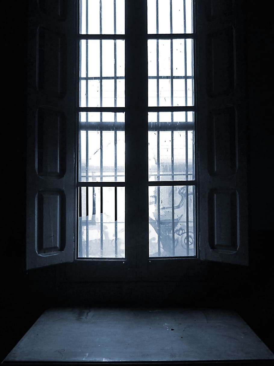 Window, Bars, Light, Symbol, Trapped, sadness, indoors, architecture HD wallpaper