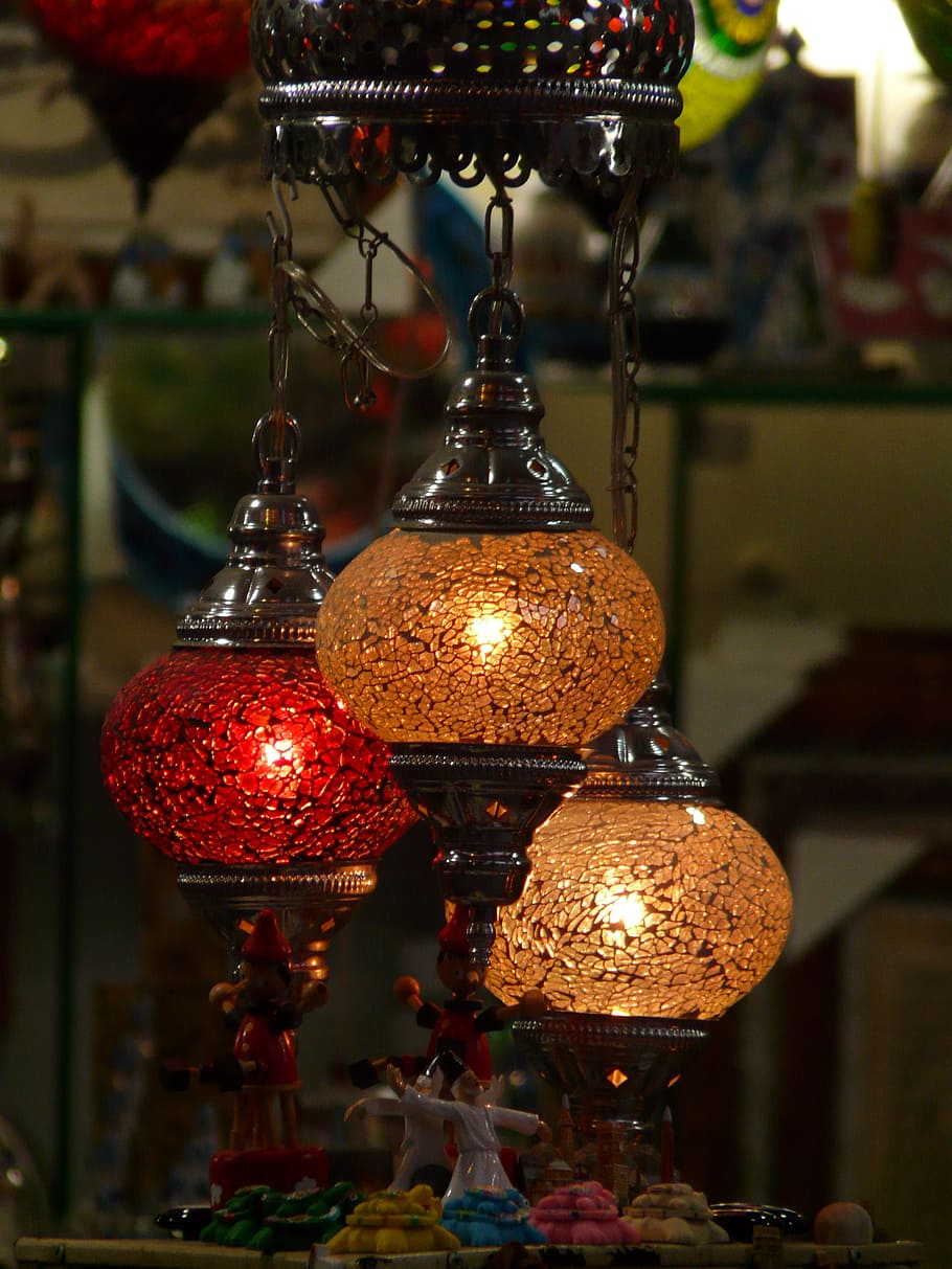 lamp, light, depend, lighting, turkish, hanging, lighting equipment HD wallpaper