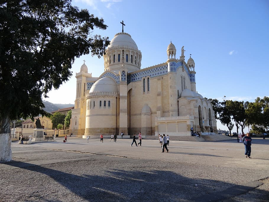 algiers, sanctuary, church, architecture, building exterior, HD wallpaper