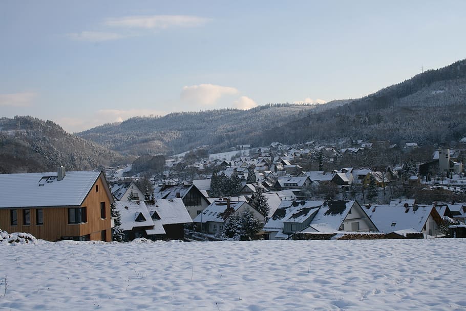 winter, germany, landscape, snow, cold temperature, mountain HD wallpaper