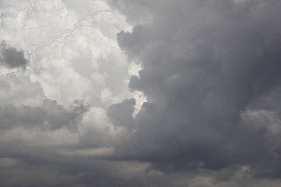 grey, rainy, cold, storm, hurricane, sky, air, atmosphere, fly HD wallpaper