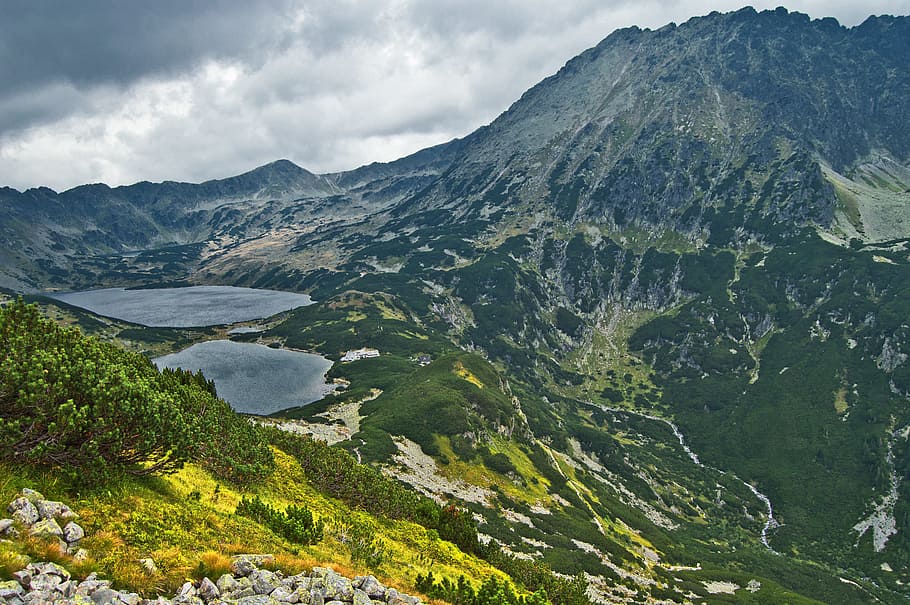 mountains, tatry, the high tatras, the valley of the, dolina pięciu stawów polskich, HD wallpaper