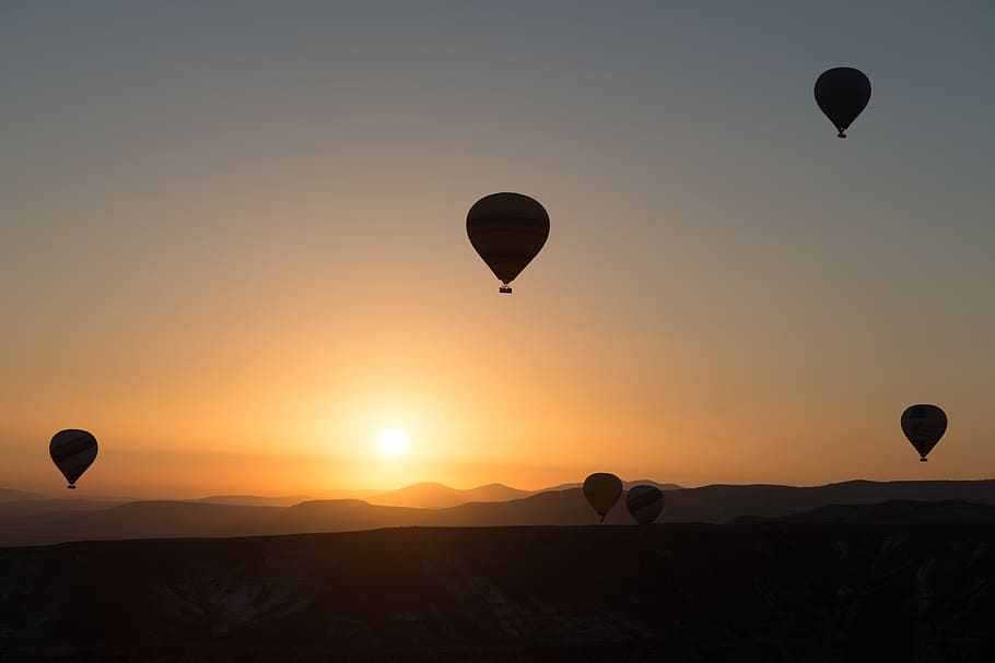 hot air balloons during daytime, hot-air ballooning, cappadocia, HD wallpaper