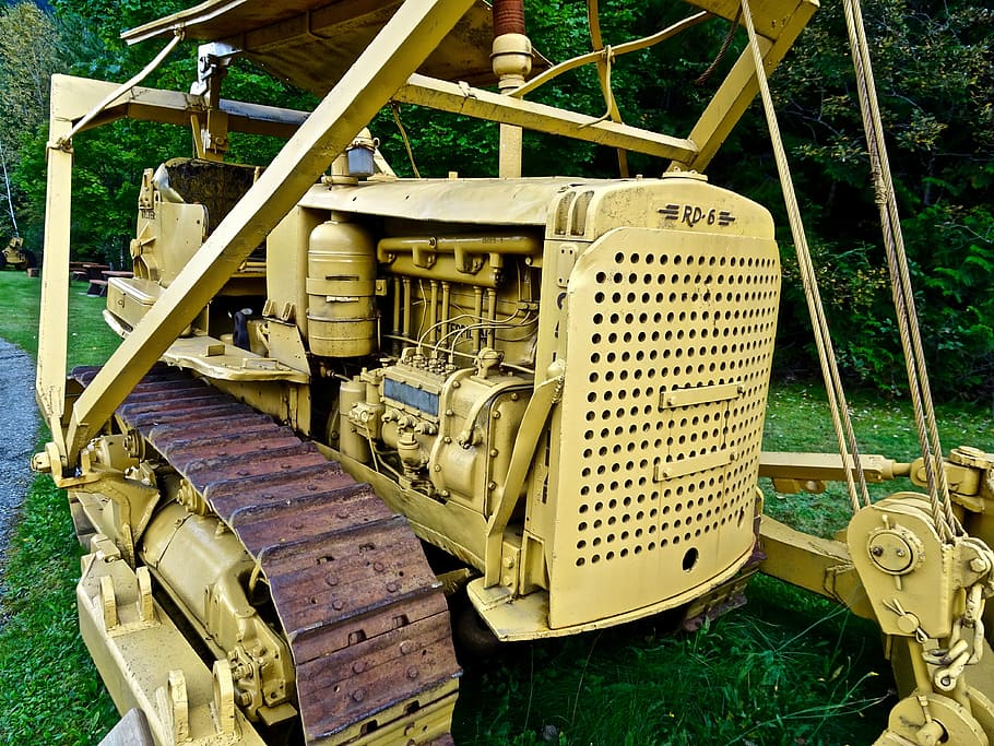 grader, tractor, machine, equipment, heavy, construction, bulldozer HD wallpaper