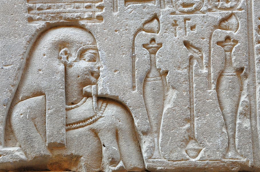 Egyptian Hieroglyphs, temple, pharaoh, egyptian temple, travel, HD wallpaper