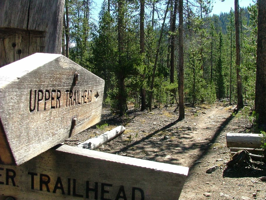 trail, sign, pointer, directions, choice, marker, trailhead HD wallpaper