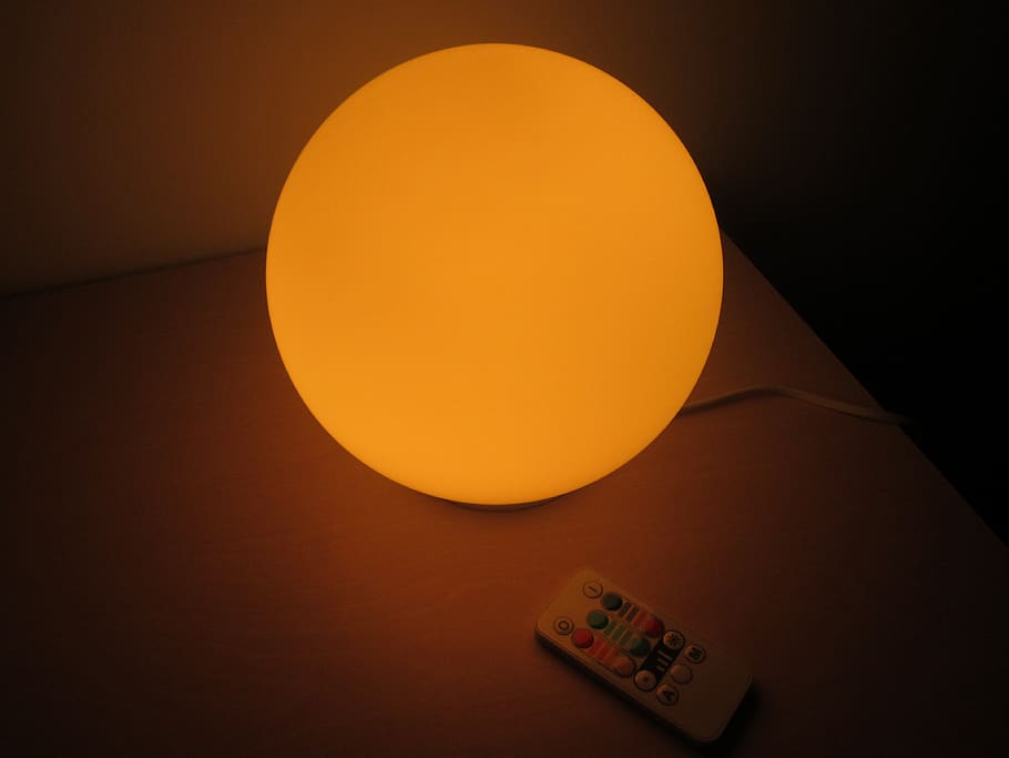 nightlights, children, no people, orange color, indoors, illuminated HD wallpaper