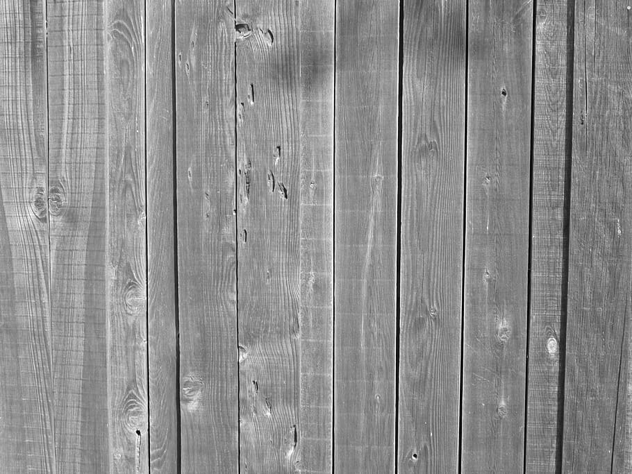 gray wooden planks, fence, pattern, background, texture, wall HD wallpaper