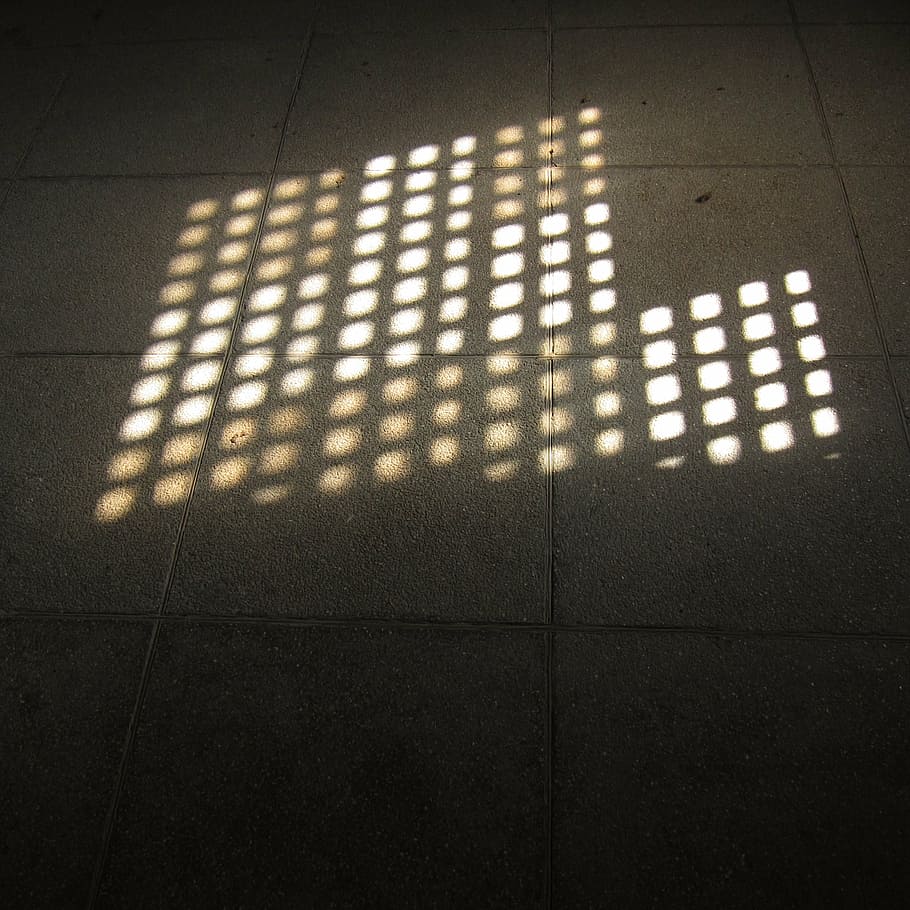 shadow, light, grid, windows, pattern, sunlight, flooring, no people HD wallpaper