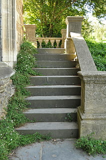 old, stone, steps, stairs, stairway, outside, architecture HD wallpaper
