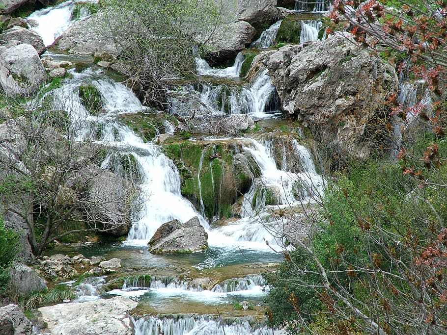 Cazorla, River, Waterfall, Autumn, landscape, nature, no people HD wallpaper