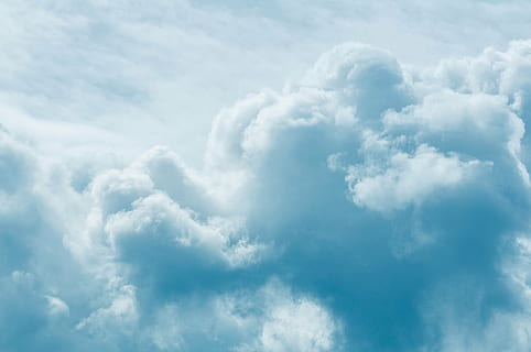 clouds, blue, sky, mood, blue sky, clouds form, serene, cumulus clouds HD wallpaper
