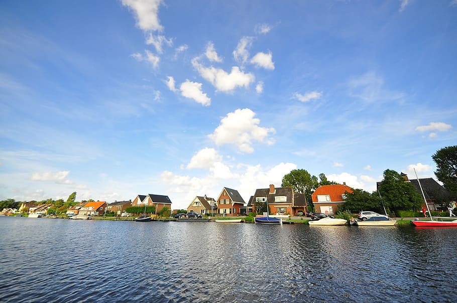 amsterdam, canals, netherlands, holland, travel, dutch, river, HD wallpaper