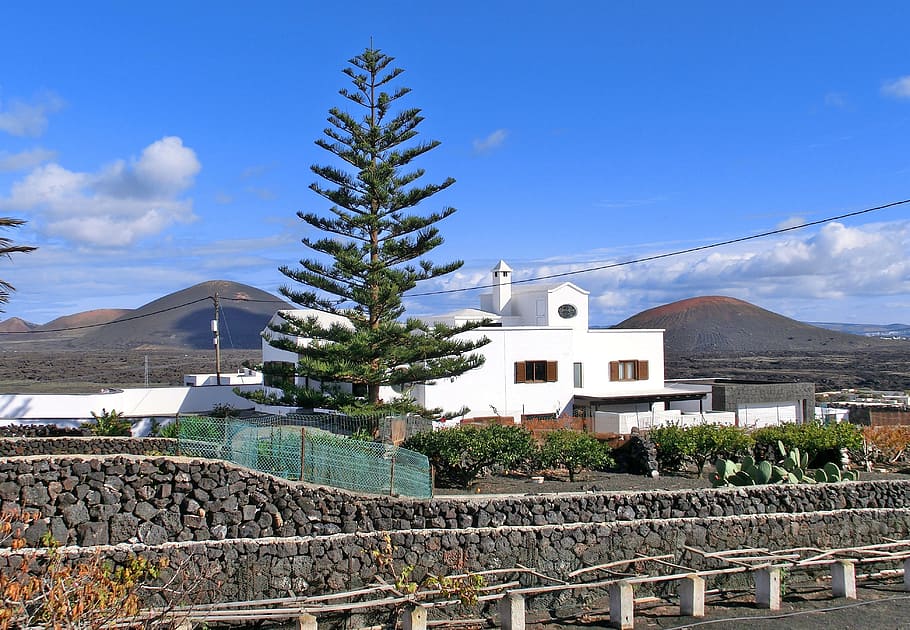 Lanzarote, La Geria, steinig, mountain, nature, scenics, landscape HD wallpaper