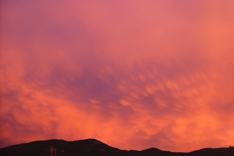 Sky, Forward, Clouds, Sunset, evening sky, weather mood, atmosphere HD wallpaper