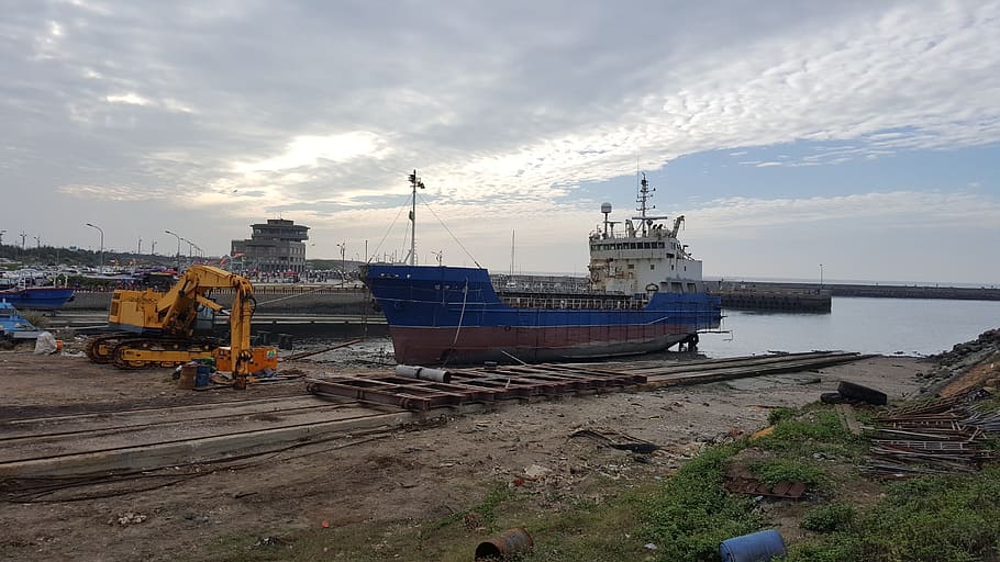 harbor, ship, taiwan, water, nautical vessel, transportation HD wallpaper