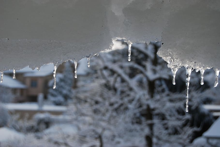 Icicle, Ice, Snow, Winter, cold temperature, frozen, no people HD wallpaper