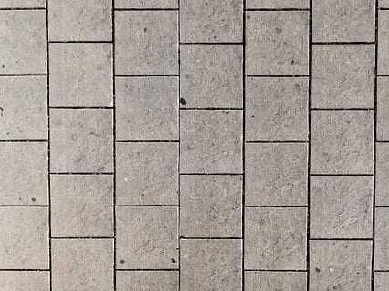 gray concrete slabs, pavement, stone, pattern, texture, paving HD wallpaper