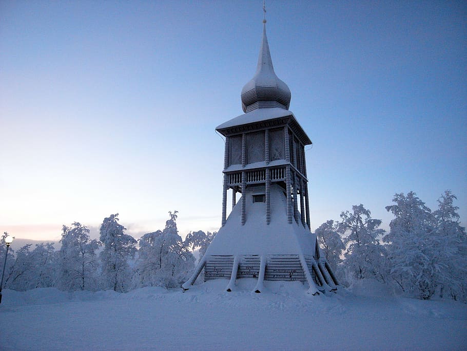 arctic, snow, winter, cold temperature, building exterior, tower HD wallpaper