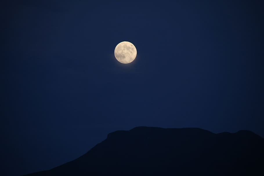 Night, Full Moon, astronomy, scenics, beauty in nature, space HD wallpaper