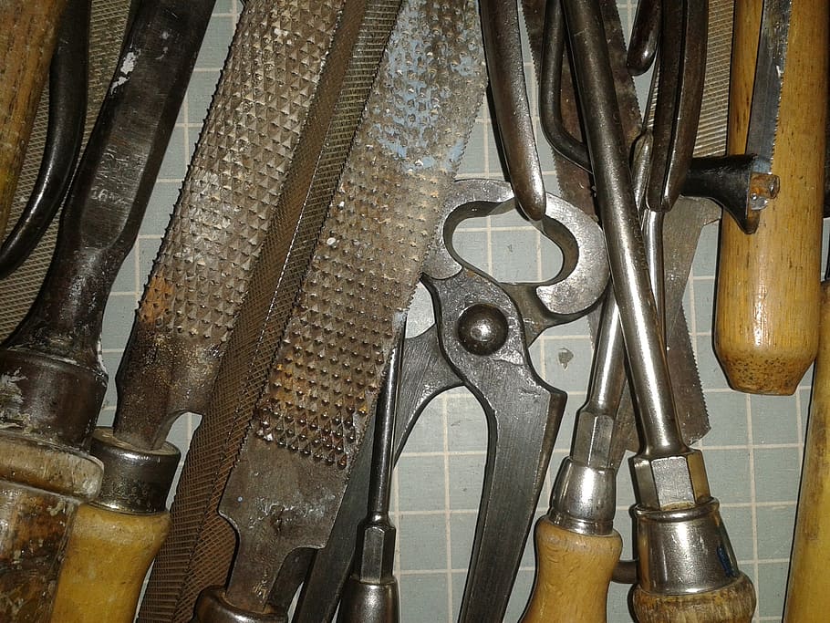 tool, tool drawer, pliers, file, files, screwdriver, storage HD wallpaper
