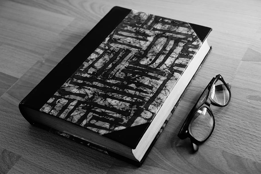 book, glasses, read, study, school, sample, homework, table HD wallpaper