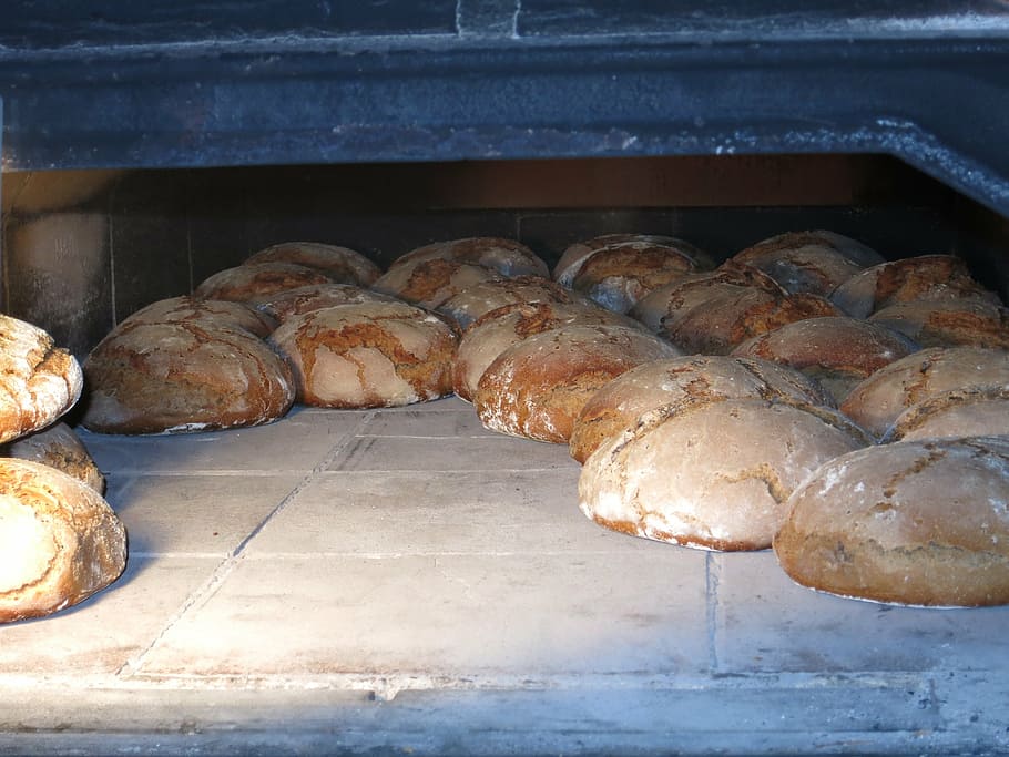 bake bread, oven, food, baker, eat, craft, work, baked, baked goods HD wallpaper