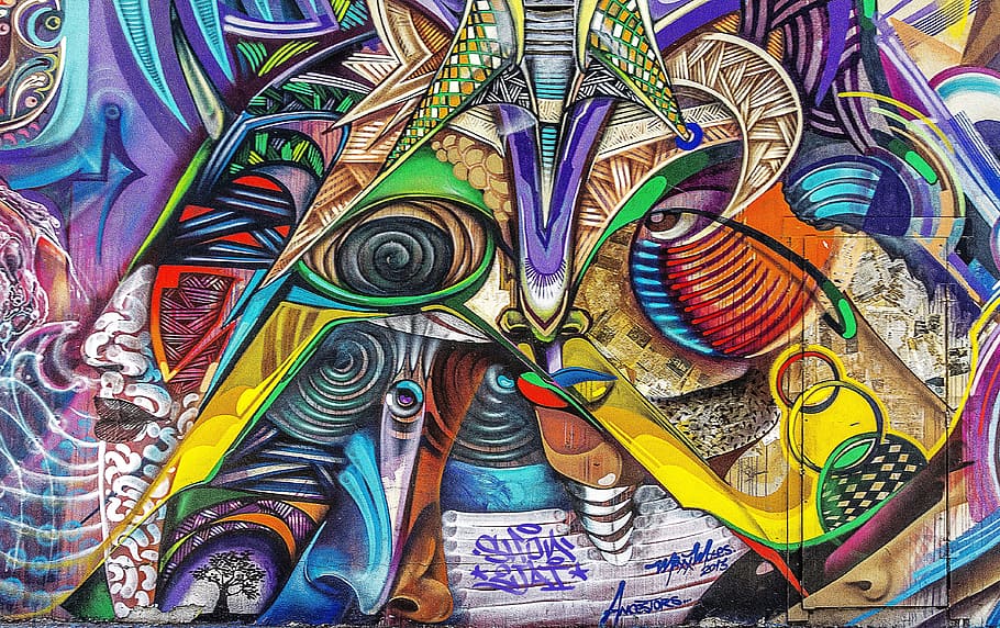 Trippy Graffiti Art Wallpaper - Graffiti Background Wallpaper iPhone