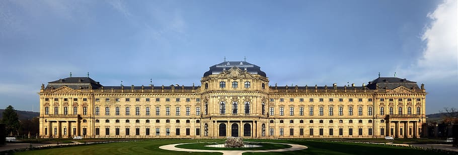 White House, residence, würzburg, architecture, castle, baroque, HD wallpaper