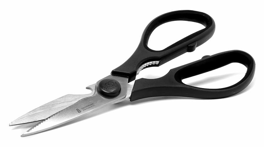 scissors, cut, kitchen, tool, equipment, sharp, cutting, blade HD wallpaper