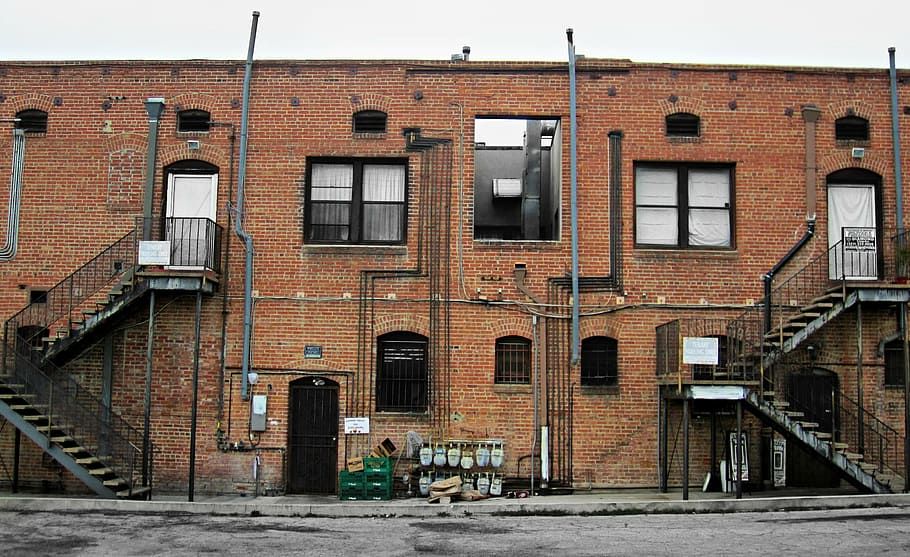 building, bricks, windows, architecture, house, construction HD wallpaper