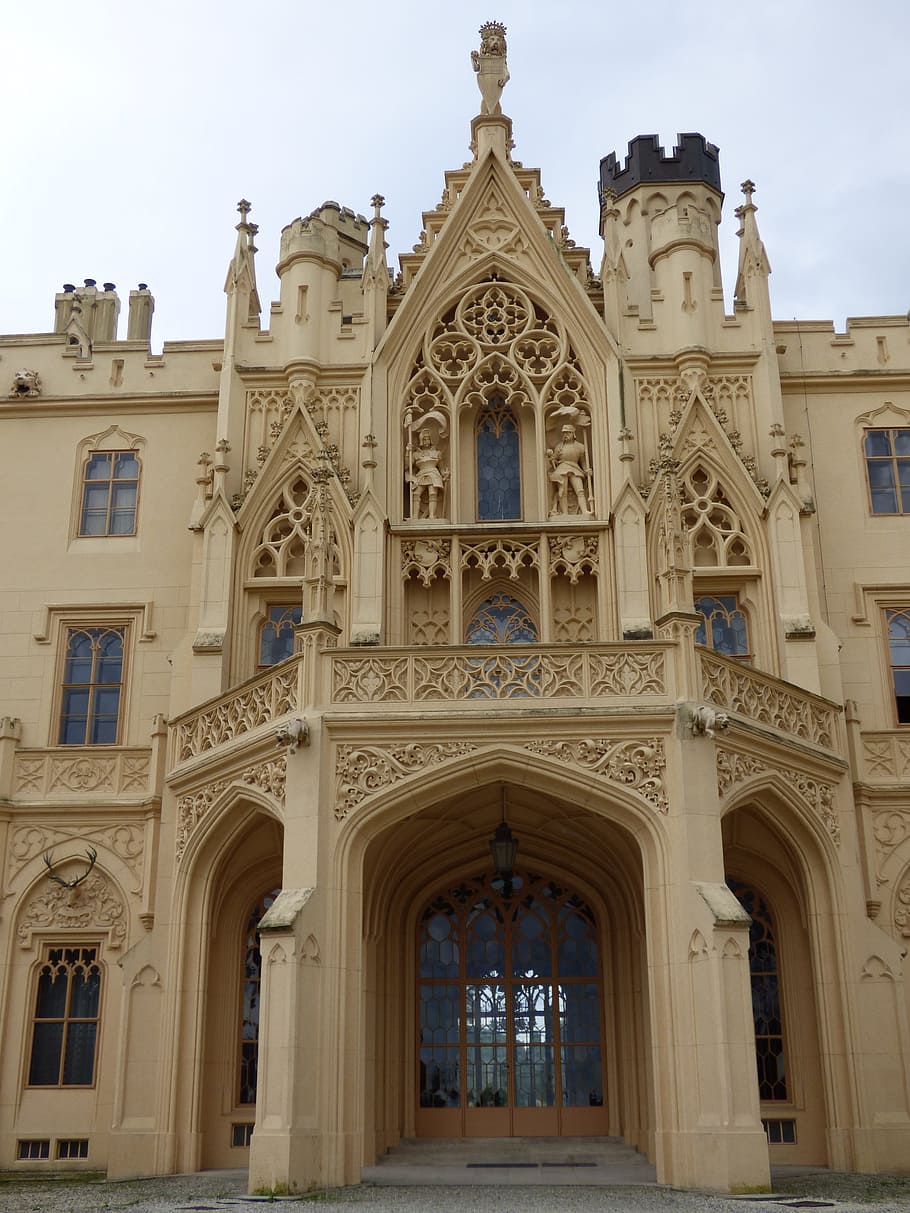 castle, building, czech republic, architecture, monument, old HD wallpaper