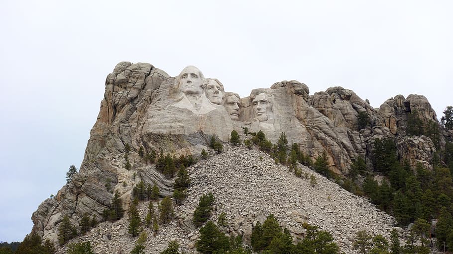 Presidents, Mount Rushmore, monument, america, sculpture, national monument, HD wallpaper