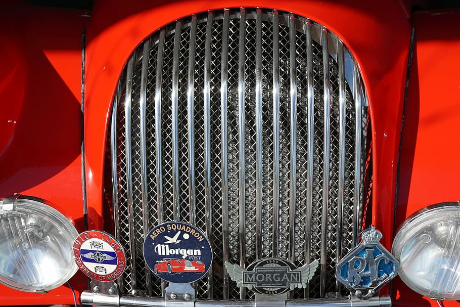auto, red, cayman islands, oldtimer, sports car, metal, communication HD wallpaper