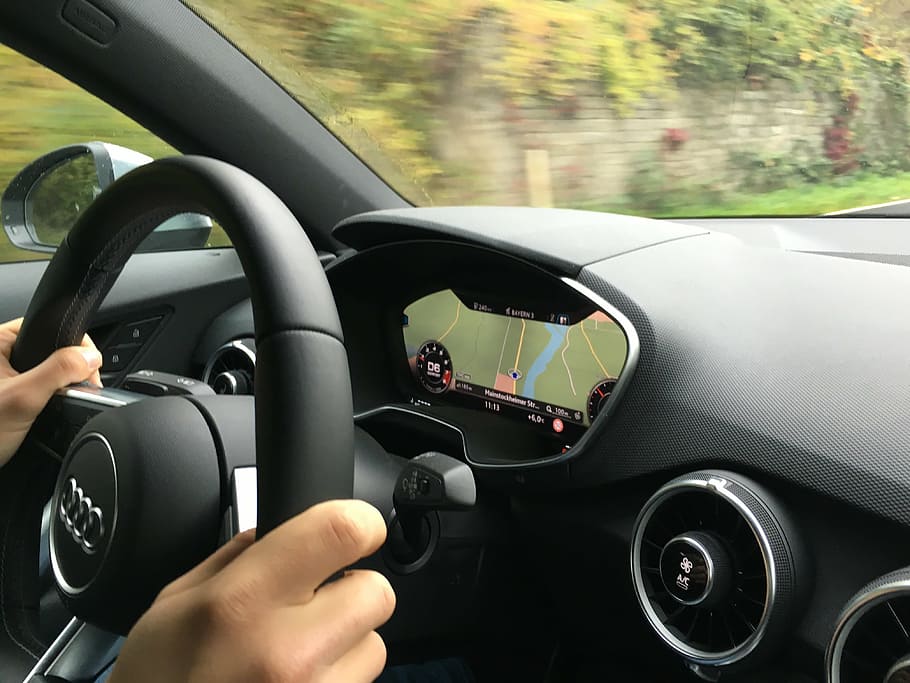 audi, tt, virtual cockpit, auto, vehicle, automotive, mode of transportation HD wallpaper