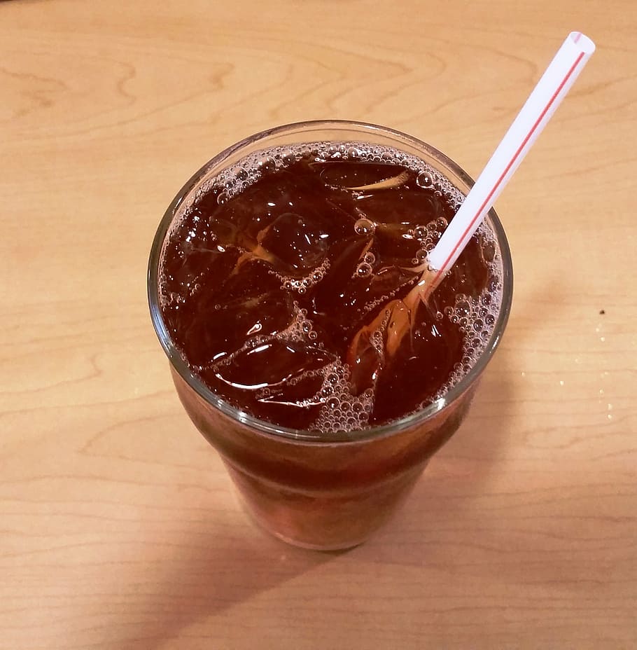tea, unsweetened, straw, drink, beverage, cooling, low-fat HD wallpaper