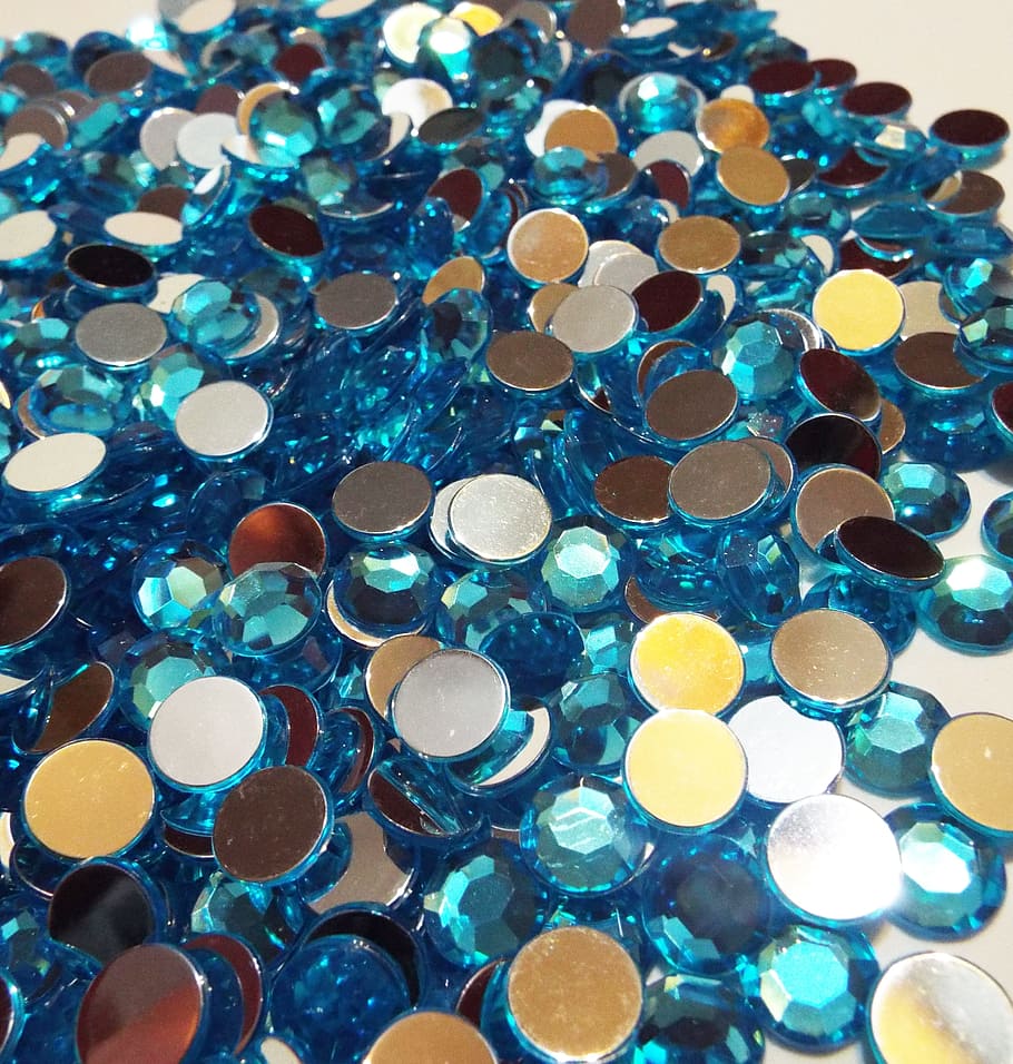 Background, Crystals, blue, backgrounds, abstract, shiny, pattern HD wallpaper