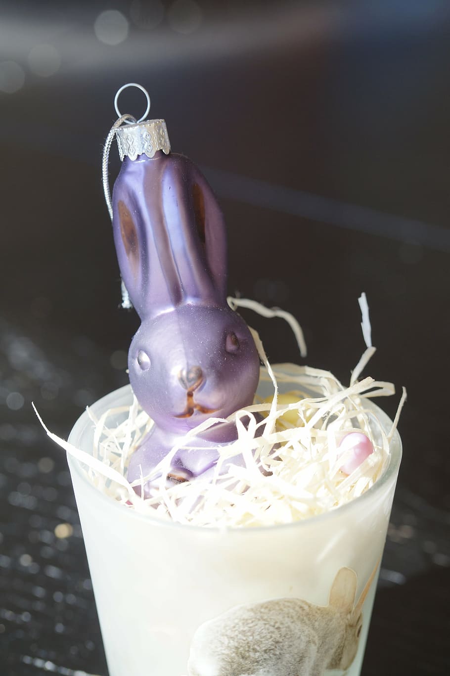 hare, easter bunny, trailers, modern, spring, easter decoration HD wallpaper