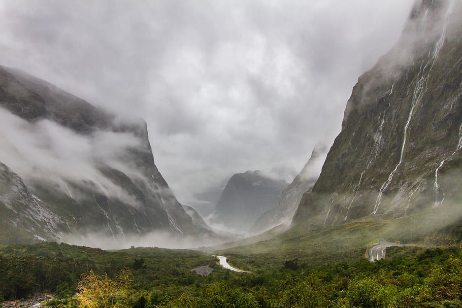 mountain, highland, cloud, sky, summit, ridge, landscape, nature HD wallpaper