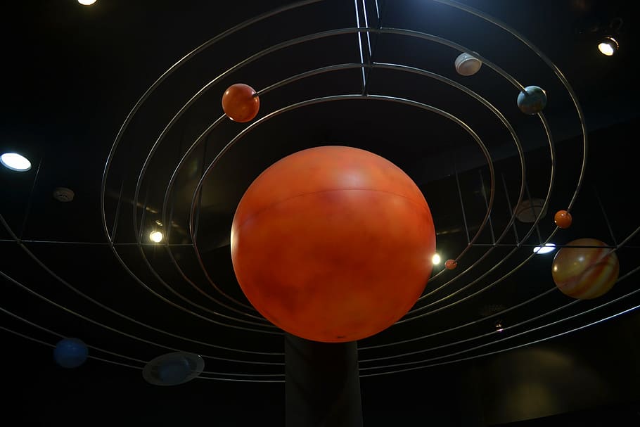 space, thailand, museum, model, sun, galaxy, no people, night HD wallpaper