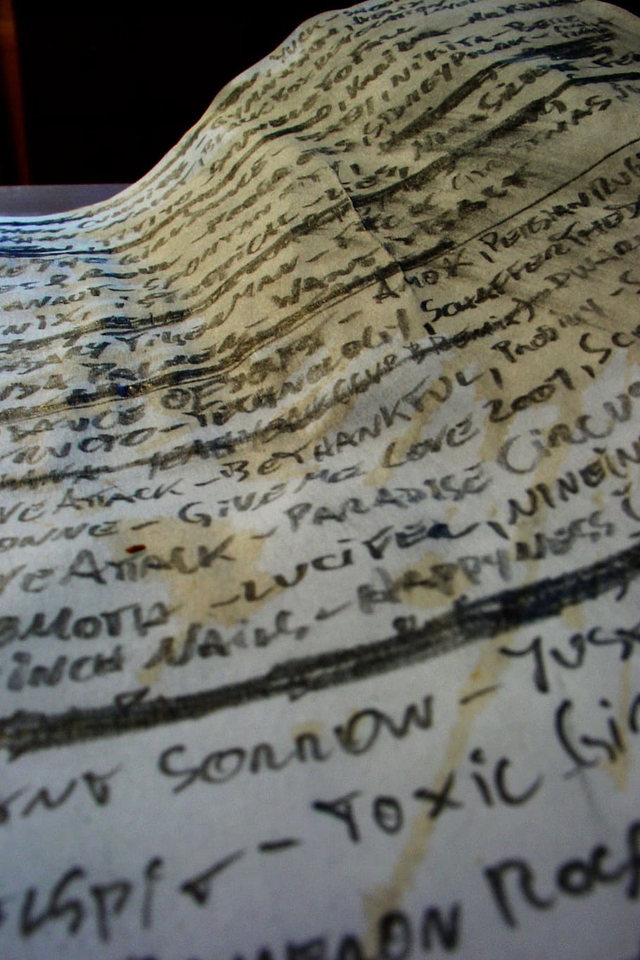 note, notes, list, font, letters, pencil, leave, manuscript HD wallpaper