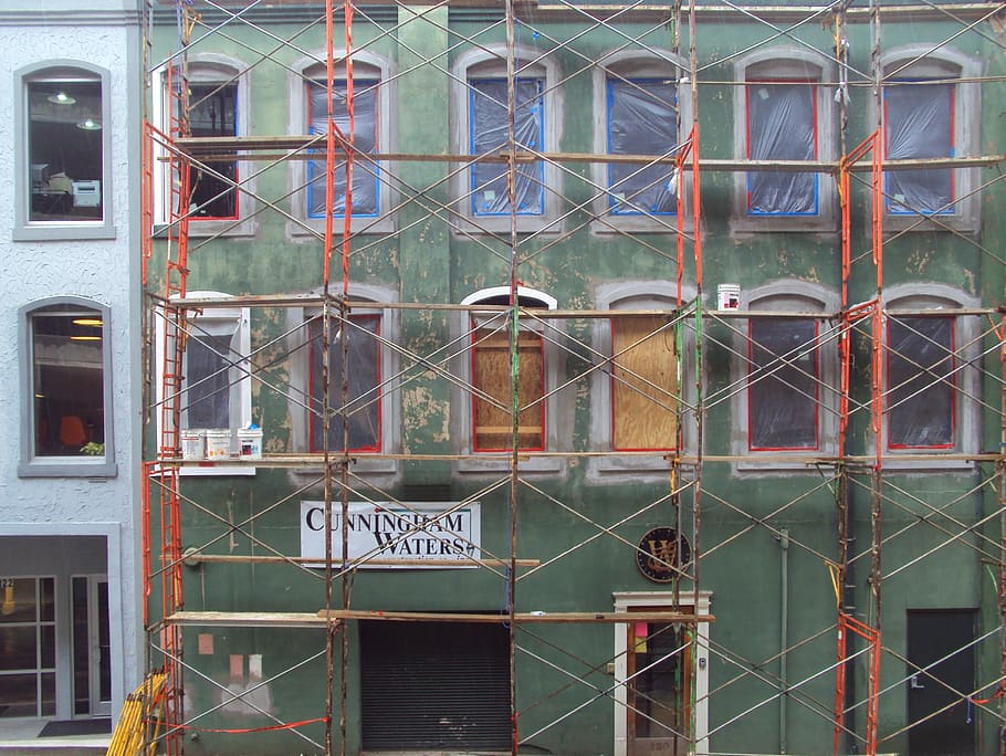 Windows, Construction, Architecture, renovation, building Exterior HD wallpaper
