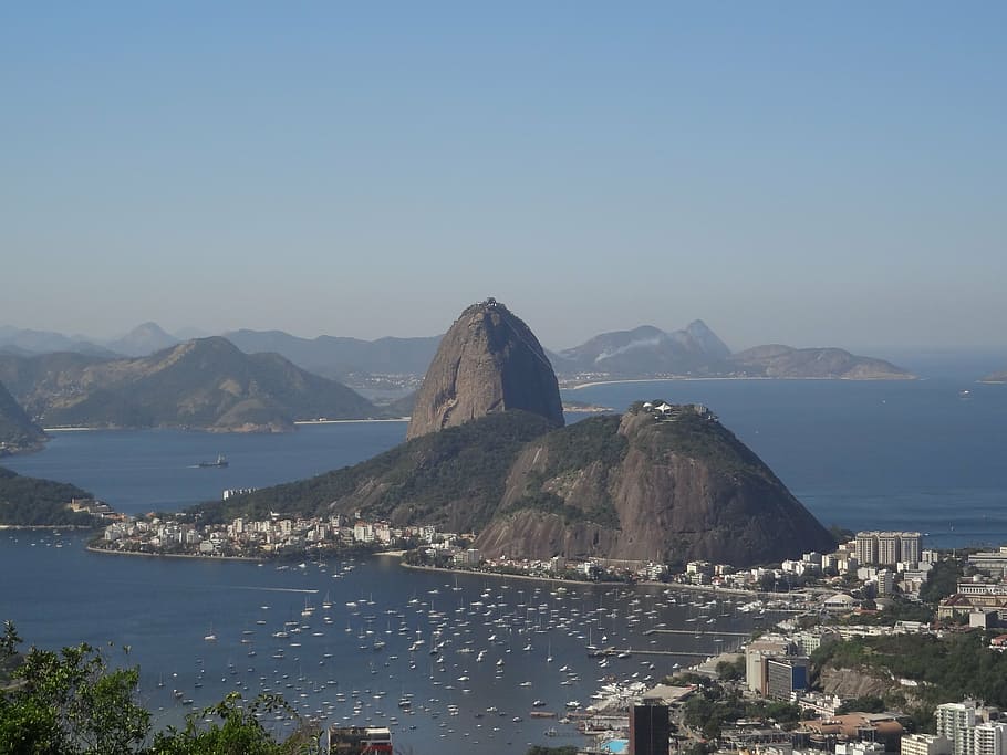 rio, sugar loaf, mountains, water, sky, architecture, building exterior HD wallpaper