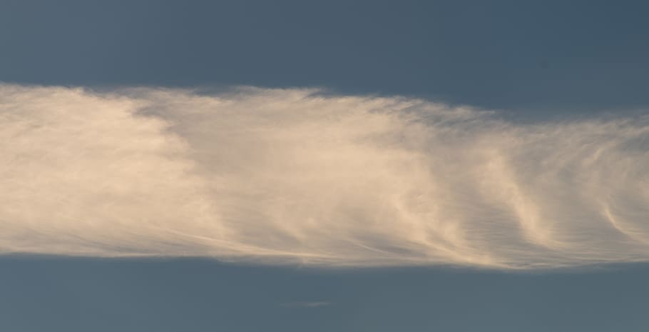 cloud, white, blue, linear, corkscrew, pattern, swirling, sky HD wallpaper
