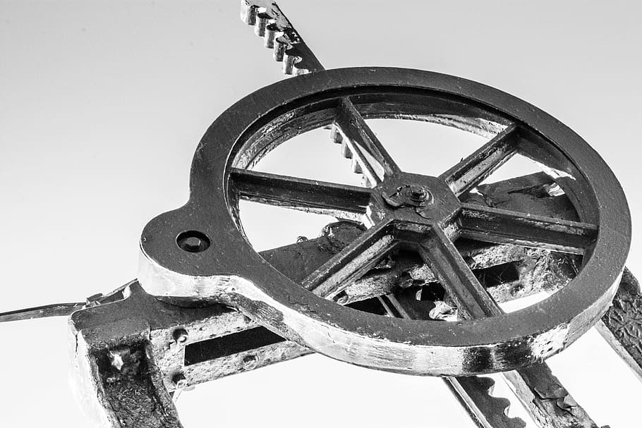Gear, Dam, Old, Machine, Iron, Machinery, gate, mechanism, nature HD wallpaper