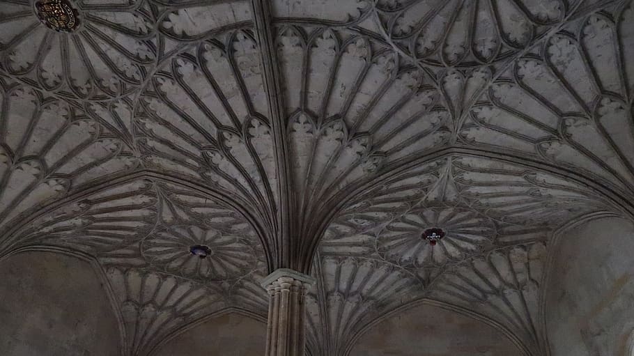 oxford, ceiling, england, architecture, built structure, building exterior HD wallpaper
