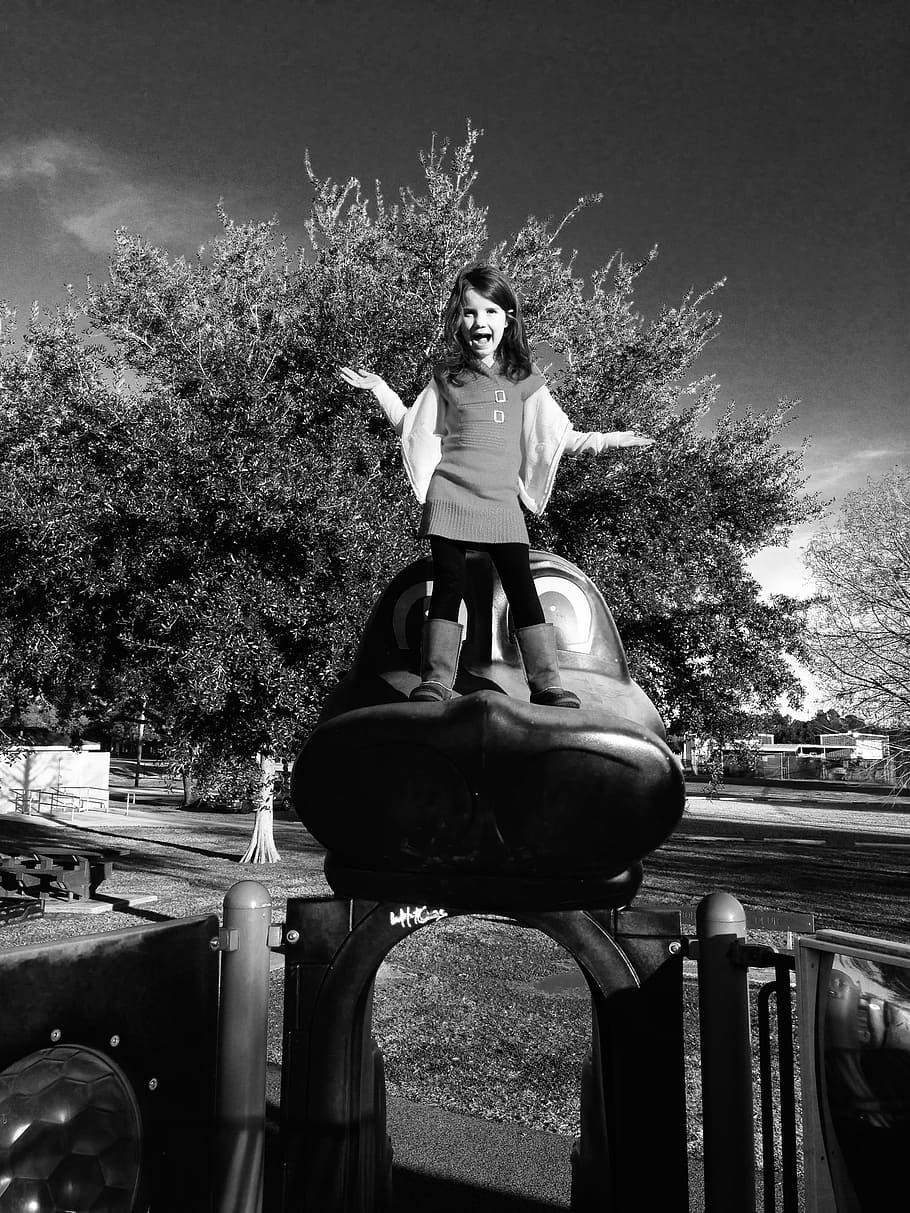 Child, Playground, Fun, Park, happy, girl, happiness, smiling HD wallpaper