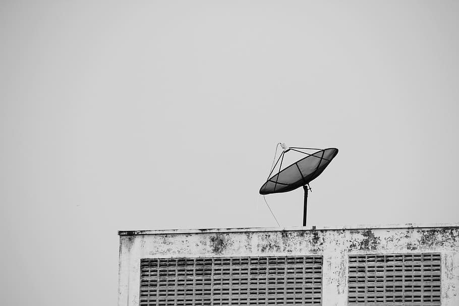 satellite, communication, radio, delivery, antennas, send, broadcast, HD wallpaper